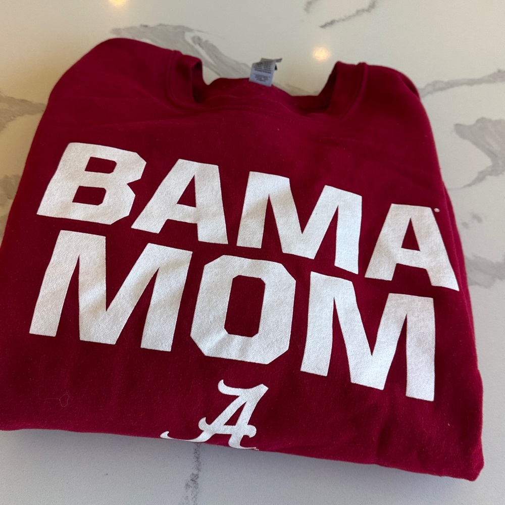 BAMA MOM UA university of Alabama sweatshirt crewneck L large supe store - Picture 4 of 4